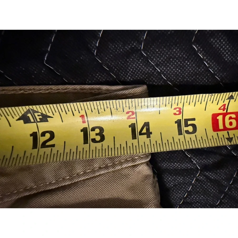 Levi's 514 Straight Fit Pants Mens 28x30 Tan Khaki White Tab Cotton Twill